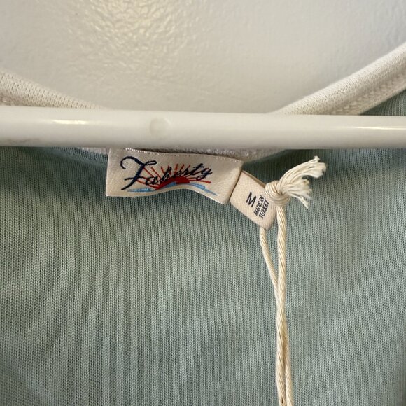 Faherty Cabana Terry Romper Size Medium Charcoal Green NWT - Picture 6 of 7